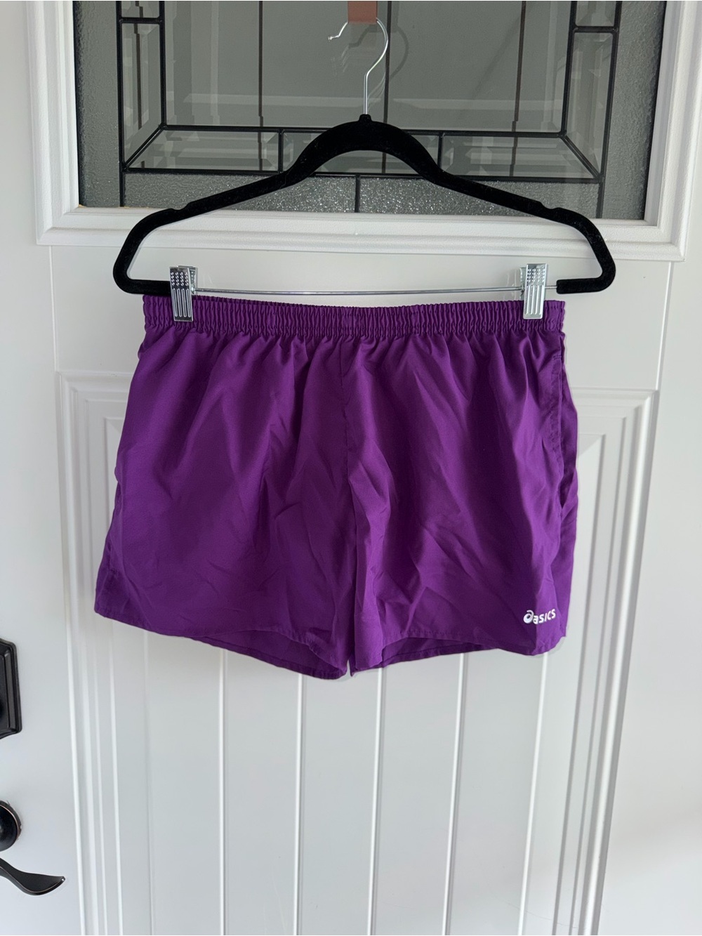 Asics Purple Women's Athletic Shorts - Elastic Waist